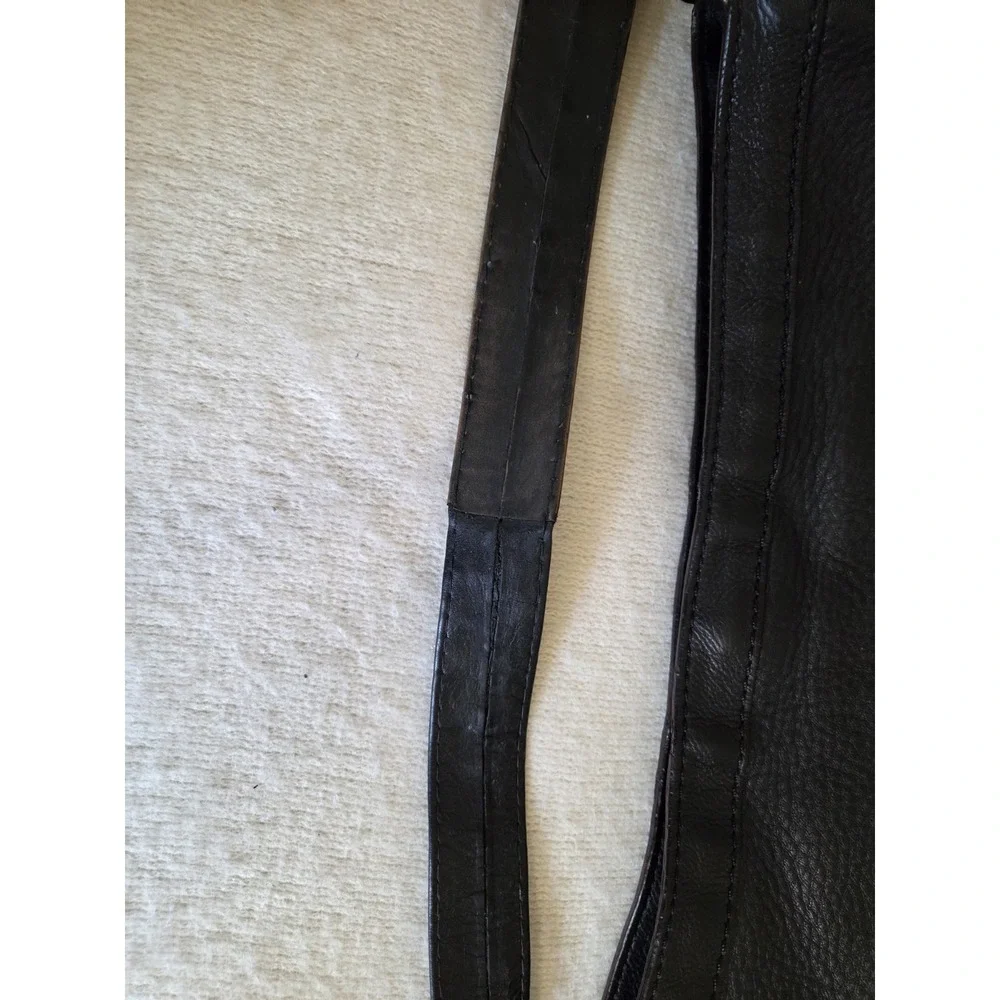 Kate Spade Natia Jamesport Black Pebbled Leather Hobo Bag‎ -Strap Replaced